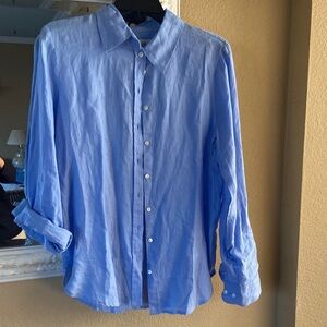 BR Classic Light Blue women Button Down Shirt